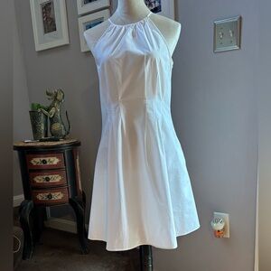 Banana Republic Factory White Halter Sundress
